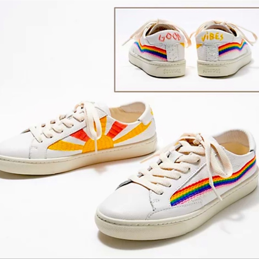 🎉 SOLUDOS RAINBOW WAVE SNEAKERS! 👟😍